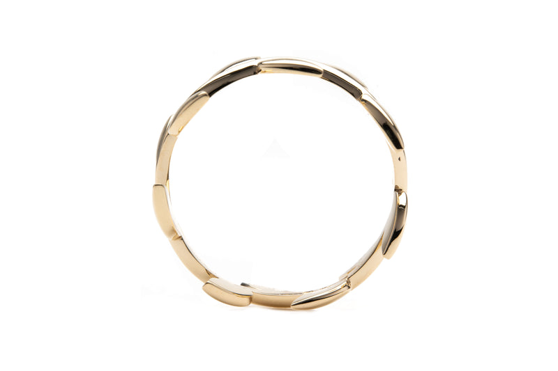 Fairtrade Yellow Gold Petal Wave Ring