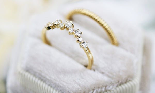 Fairtrade Yellow Gold Lab Grown Diamond Set Tiara Ring