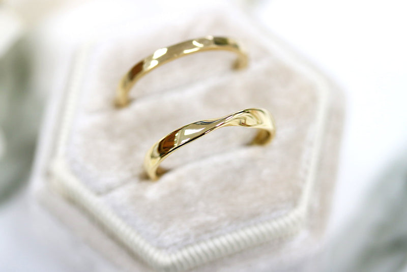 Fairtrade Yellow Gold Twisted Wedding Ring - Jeweller's Loupe