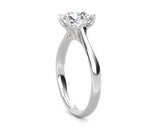 Fairtrade 18ct White Gold Six Claw Solitaire Lab Diamond Engagement Ring