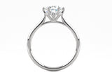 Ethically Sourced Platinum Six Claw Solitaire Lab Diamond Engagement Ring