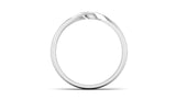 Fairtrade 18ct White Gold Twisted Wedding Ring