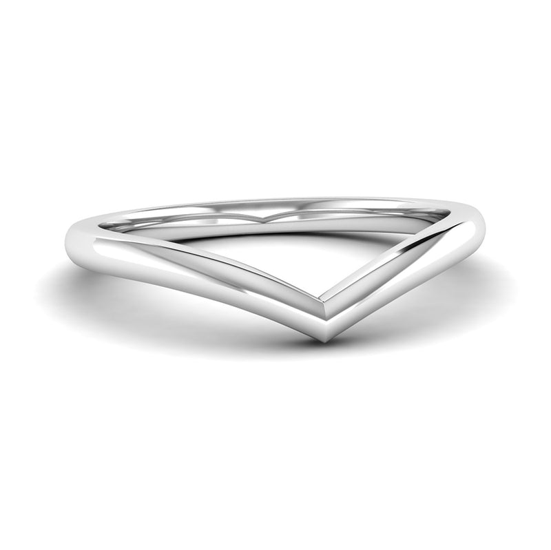 Ethically-sourced Platinum Wishbone Ring, Jeweller's Loupe