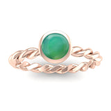 Fairtrade Gold DREAM Agate Stacking Ring - Jeweller's Loupe