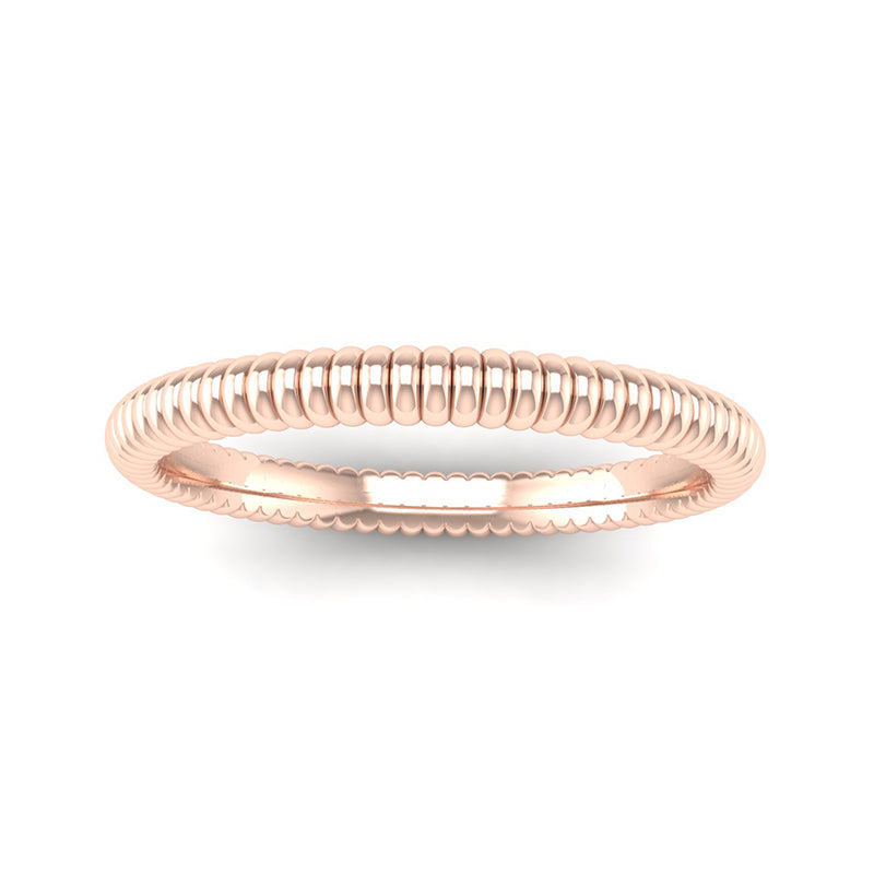 Fairtrade Gold PROMISE Bobble Stacking Ring - Jeweller's Loupe