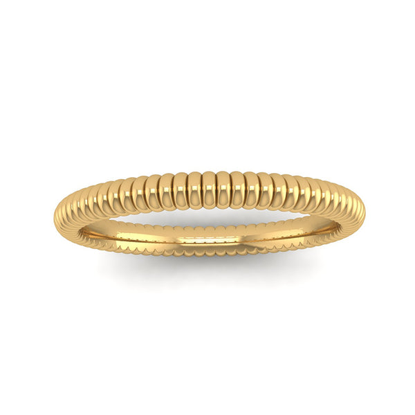 Fairtrade Yellow Gold PROMISE Bobble Stacking Ring (available now) - Jeweller's Loupe