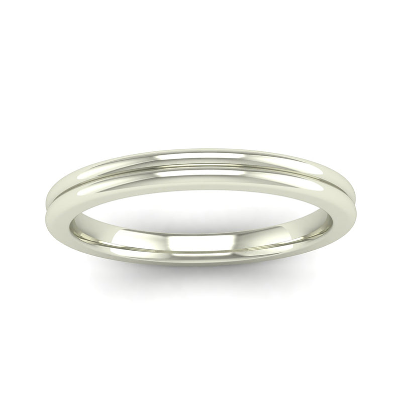 Fairtrade Silver TRUST Double Band Stacking Ring - Jeweller's Loupe