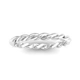 Fairtrade Silver DREAM Twist Stacking Ring - Jeweller's Loupe