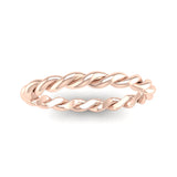 Fairtrade Gold DREAM Twist Stacking Ring - Jeweller's Loupe