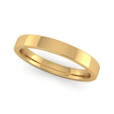 Fairtrade Yellow Gold 2.5mm Flat Court Wedding Ring - Jeweller's Loupe