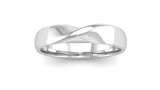 Ethically-sourced Platinum Twisted Wedding Ring - Jeweller's Loupe