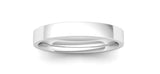Ethical Platinum 3mm Flat Court Wedding Ring