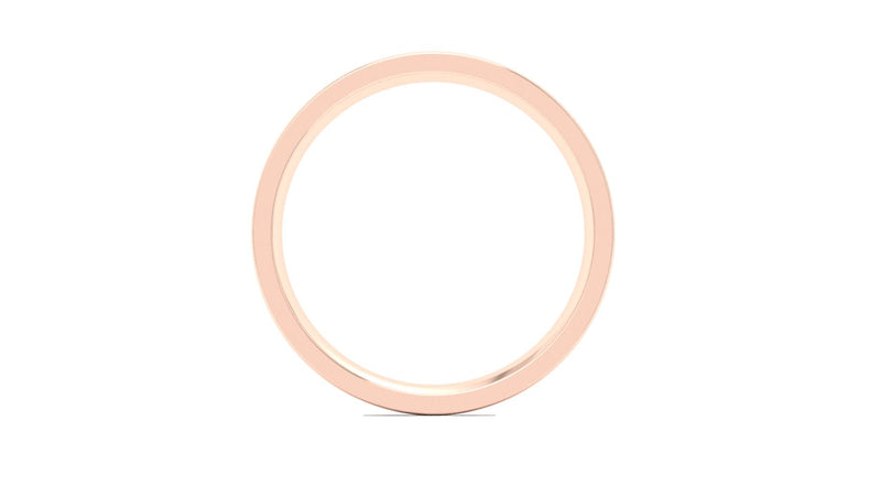 Ethical Rose Gold 4mm Flat Court Wedding Ring