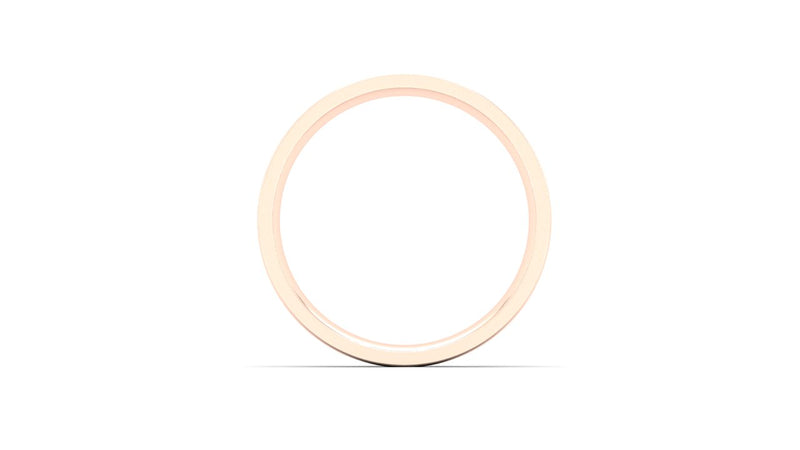 Ethical Rose Gold 5mm Flat Court Wedding Ring