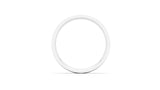 Ethical White Gold 5mm Flat Court Wedding Ring