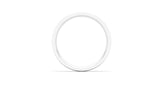 Ethical White Gold 6mm Flat Court Wedding Ring