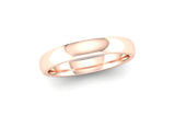 Ethical Rose Gold 3mm Traditional Court Wedding Ring