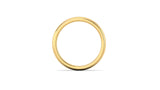 Ethical Yellow Gold 3mm Traditional Court Wedding Ring