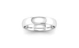Ethical White Gold 4mm Traditional Court Wedding Ring