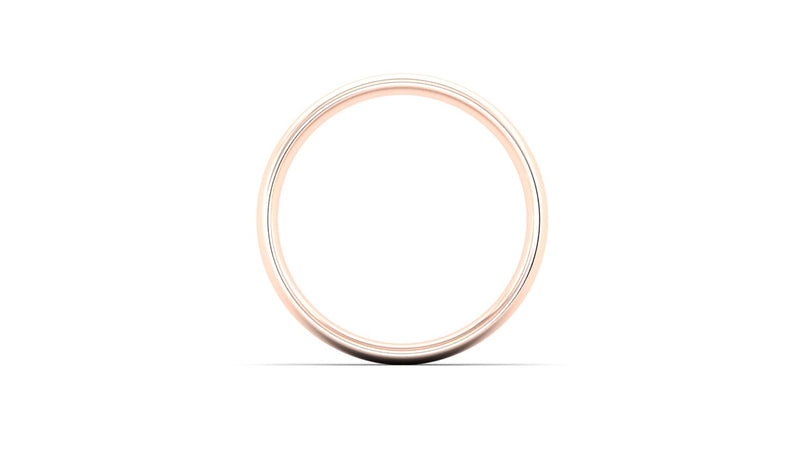 Ethical Rose Gold 5mm Traditional Court Wedding Ring