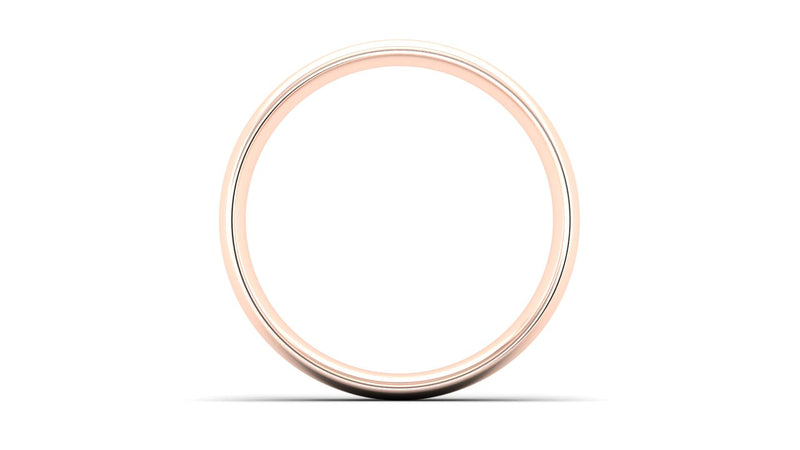 Ethical Rose Gold 6mm Traditional Court Wedding Ring