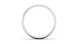 Ethical White Gold 6mm Traditional Court Wedding Ring