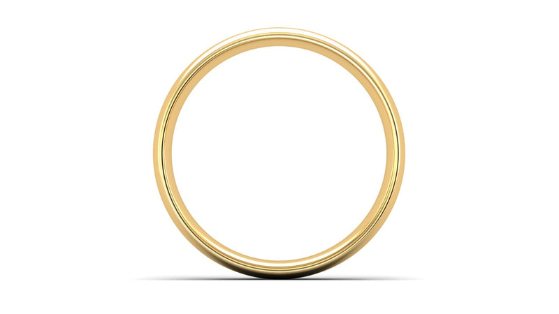 Ethical Yellow Gold 6mm Traditional Court Wedding Ring