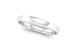 Ethical White Gold 2.5mm Slight Court Wedding Ring