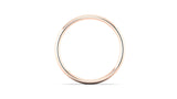 Ethical Rose Gold 3mm Slight Court Wedding Ring