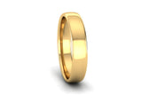 Ethical Yellow Gold 4mm Slight Court Wedding Ring