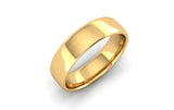 Ethical Yellow Gold 5mm Slight Court Wedding Ring