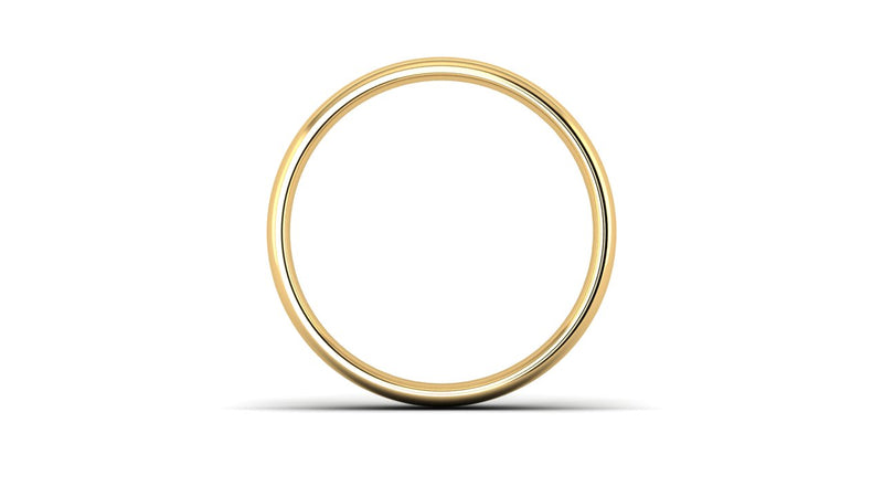 Ethical Yellow Gold 6mm Slight Court Wedding Ring